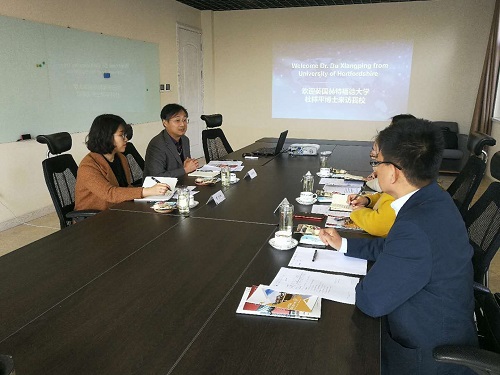 
英國赫特福德大學杜祥平博士到訪我院
