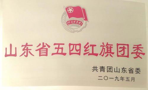 
我校團(tuán)委榮獲“山東省五四紅旗團(tuán)委”
